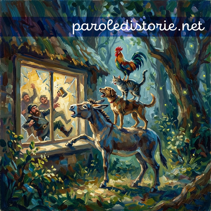 I musicanti di Brema, una fiaba dei fratelli Grimm