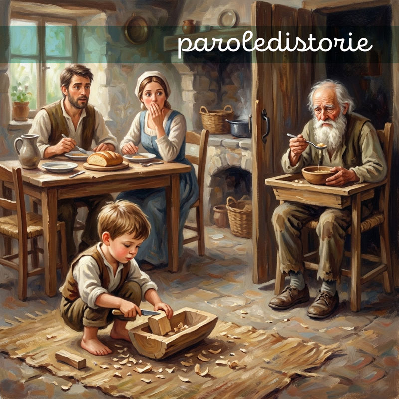 Il vecchio nonno e il nipotino. Una fiaba dei fratelli Grimm