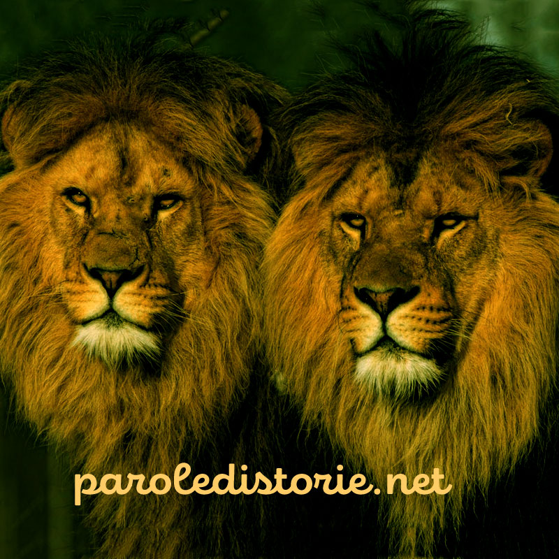 Due amici leoni discutono. Una favola dall’Africa. Etiopia